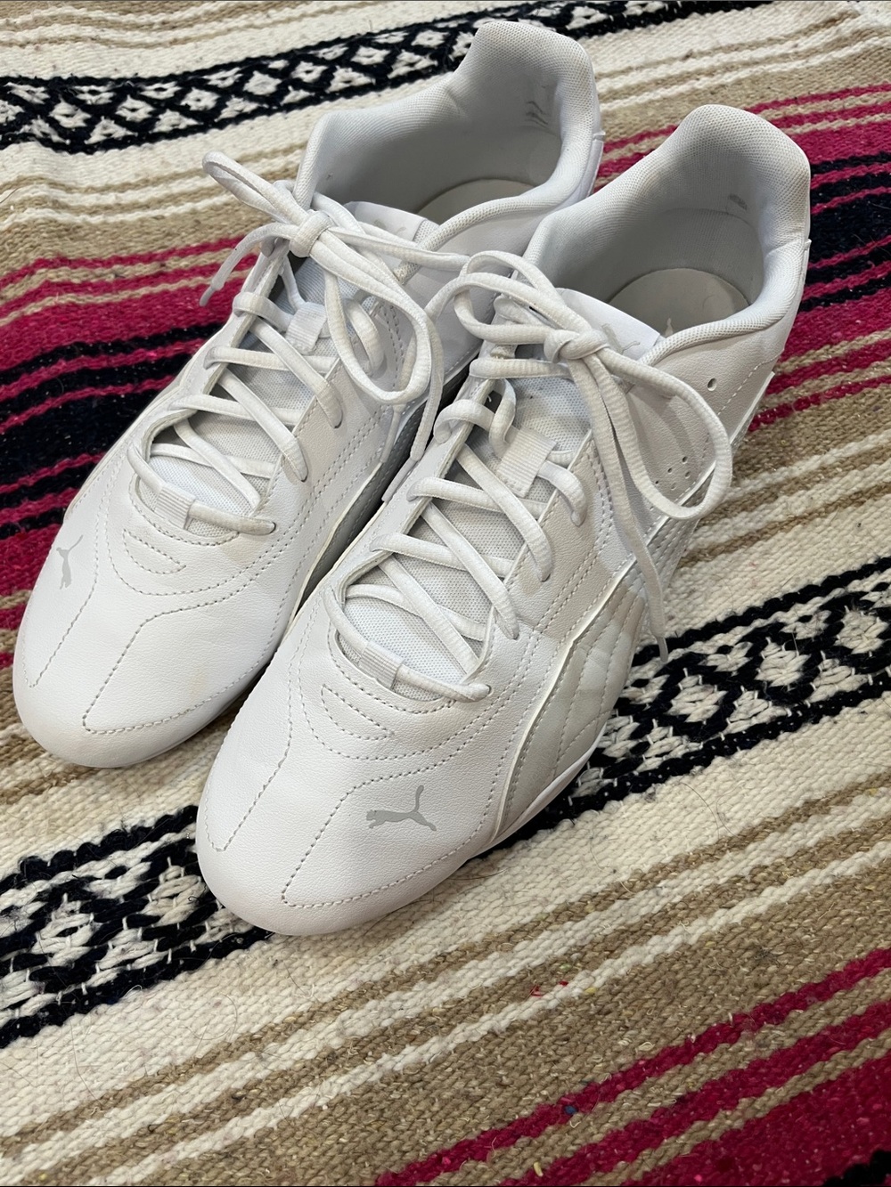 US 14 Men’s Puma CATCH White Sneakers